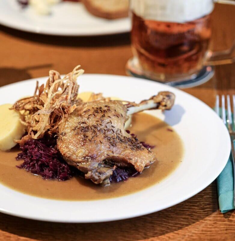 From our menu, Potrefená husa Platnéřská